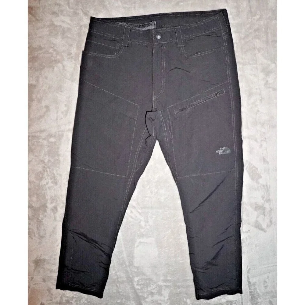 The North Face Paramount Trail Pants Men's Size W34 Asphalt Gray FlashDry Nylon